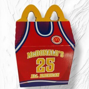 2025 All American Happy Meal Box EMPTY BOX ONLY